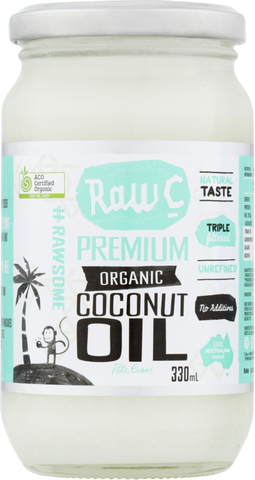 Raw Coconut Oil 330ml FRUIT BROTHERS
