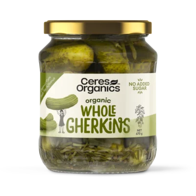 Ceres Organics - Whole Gerkins 670g