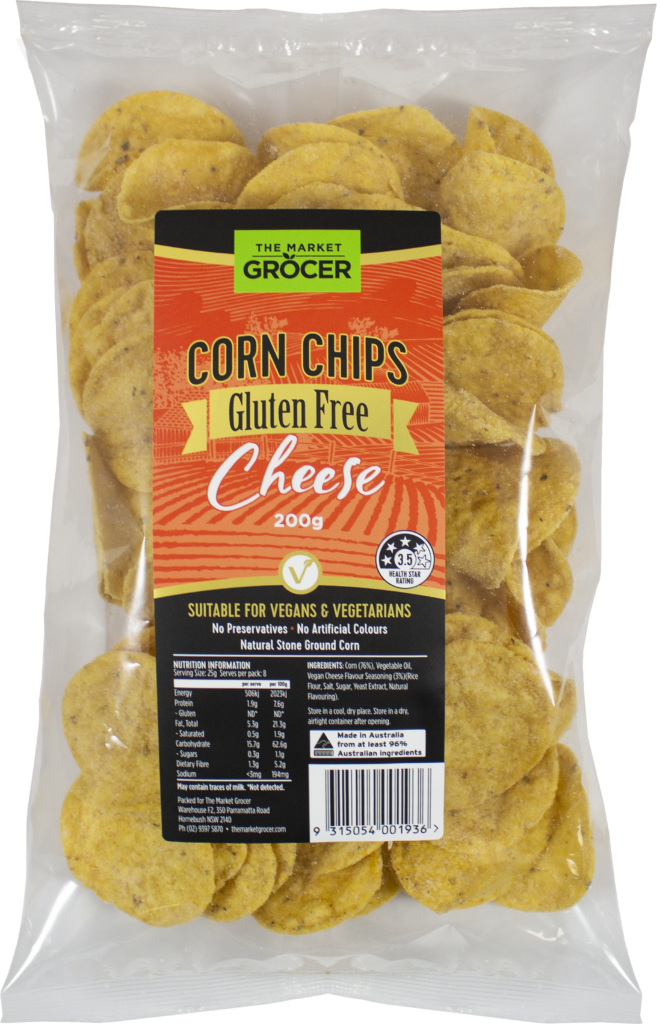 Corn Chips with Vegan Cheese 200g FRUIT BROTHERS