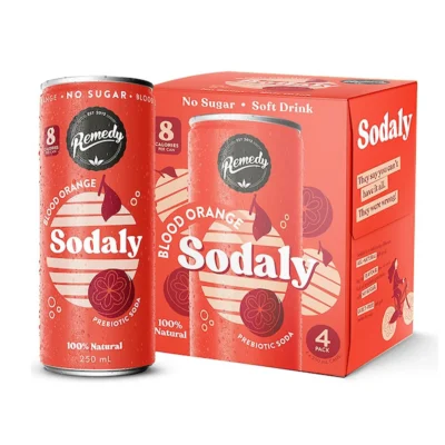 SODALY - 4PACK BLOOD ORANGE